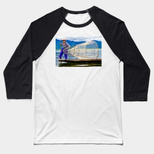 Cone Fisherman Baseball T-Shirt